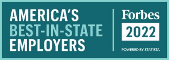 Forbes 2022 America’s Best-in-State Employers logo