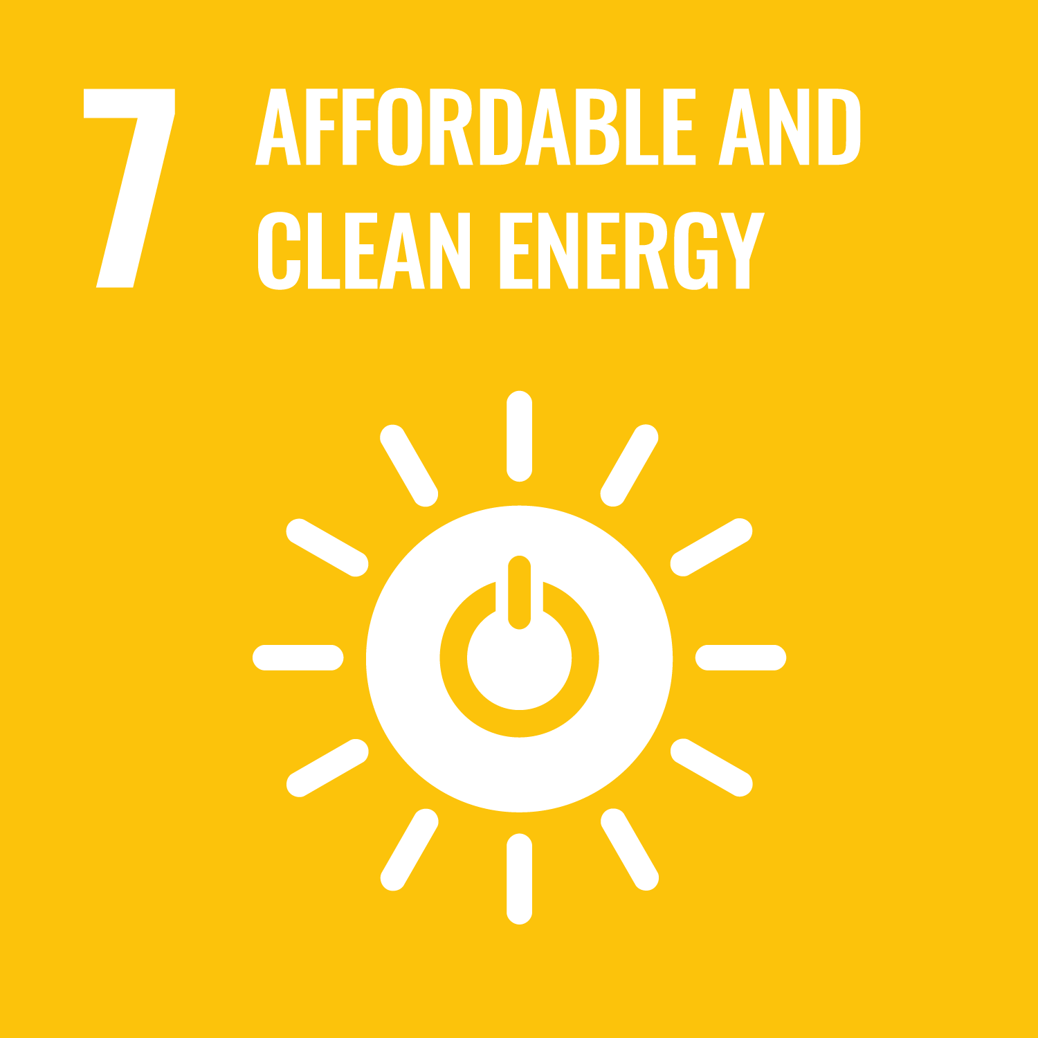 Sustainable Development Goal 7 – Affordable and Clean Energy